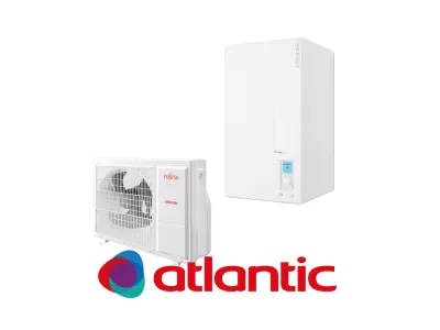 Installation de pompe à chaleur air/eau Atlantic Alféa Extensa AI 10 R32