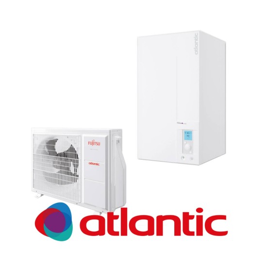Installation de pompe à chaleur air/eau Atlantic Alféa Extensa AI 6 R32