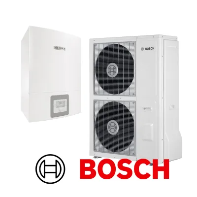 Installation de pompe à chaleur air/eau Bosch Compress CS 3400 iAWS 10 OR-S 10kW