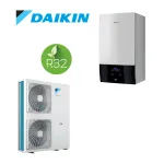 Installation de Pompe à chaleur  (PAC ) Air/Eau Daikin Altherma 3e génération Hydrosplit(1) Moyenne Température 60°C 16 kW