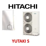 Installation de Pompe à chaleur  (PAC )  Air/Eau HITACHI Yutaki S ou S Combi 20 kW R410A  400V