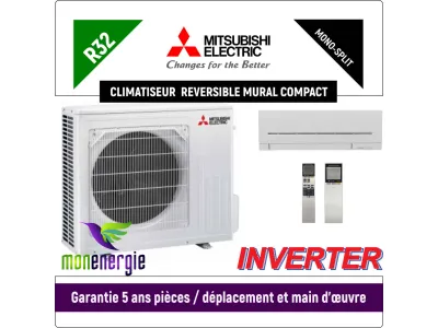 Installation Climatiseur réversible mural compact MSZ-AP50VG - MUZ-AP50VG