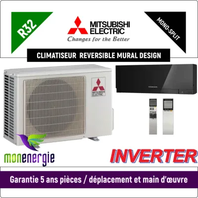 Installation Climatiseur réversible mural Design MSZ-EF25VG - MUZ-EF25VG