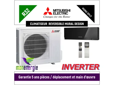 Installation Climatiseur réversible mural Design MSZ-EF50VG - MUZ-EF50VG
