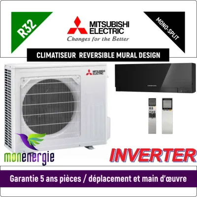 Installation Climatiseur réversible mural Design MSZ-EF50VG - MUZ-EF50VG