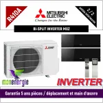 Installation Climatiseur Bi Split réversible mural Standard R410A MXZ-2D33VA + 2x MSZ-EF-18VG