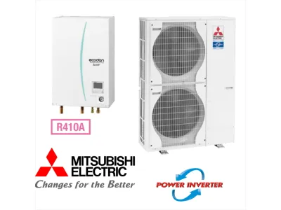 Installation de Pompe à chaleur Mitsubishi ECODAN Hydrobox 16 kW