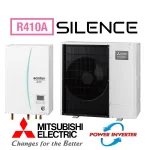Installation de Pompe à chaleur  (PAC ) Air/Eau Mitsubishi Power Inverter SILENCE R410A 11kW Triphasé