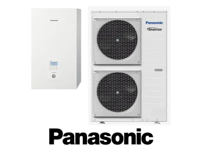 Installation de Pompe à chaleur PAC Aérothermie Panasonic Aquarea T-CAP 9kW Triphasé