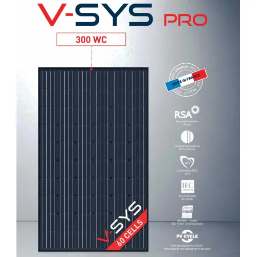 Panneau solaire Monocristallin 300Wc