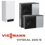 Installation de Pompe à chaleur VIESSMANN VITOCAL 200-S   AWB-M-E - 201.D10 - 10kW 