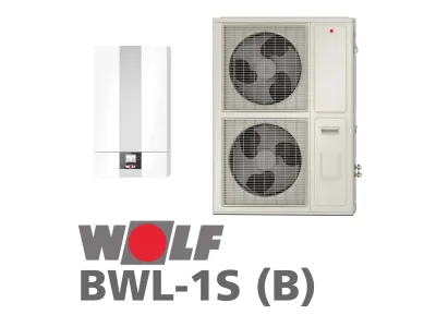 Installation de Pompe à chaleur PAC Air/Eau WOLF BWL-1S(B)-14/230
