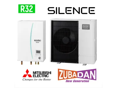 Installation de Pompe à chaleur Mitsubishi Zubadan Silence 10 R32