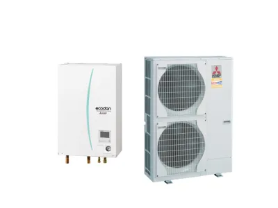 Pompe à chaleur chauffage seul split MITSUBISHI ECODAN 11 ZUBADAN.
